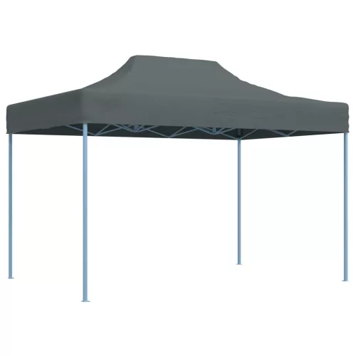 vidaXL Partysátor Antracit 280 x 410 x 315 cm Oxford Szövet