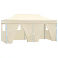 vidaXL Partysátor Krém 291 x 580 x 315 cm Oxford Szövet