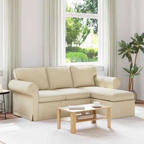 vidaXL Kanapé Krém