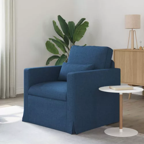 vidaXL Kanapé Kék Általános dimenziók: 78 x 78 x 80 cm (Szé x Mé x Ma)