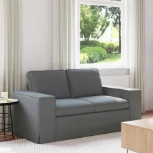 vidaXL Kanapé Sötétszürke