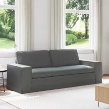 vidaXL Kanapé Sötétszürke