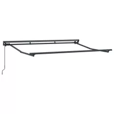   vidaXL Manuális napernyő keret Állítható Antracit 3 x 2 m Acél