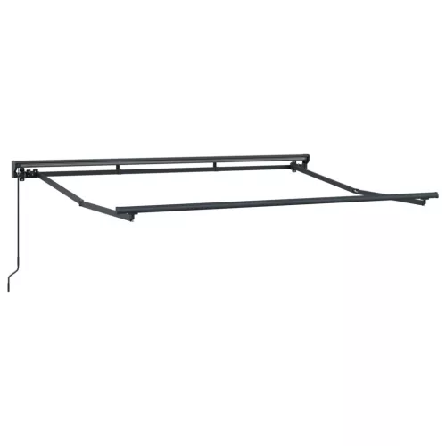 vidaXL Manuális napernyő keret Állítható Antracit 3 x 2 m Acél