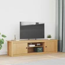   vidaXL TV állvány HILL Méz barna 158 x 40 x 39.5 cm Tömör fenyő