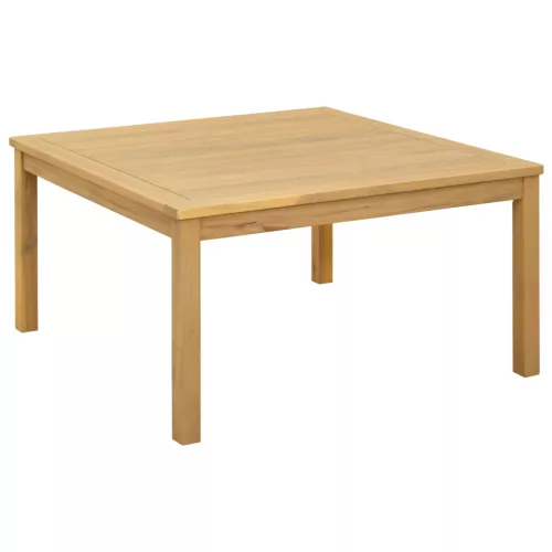 vidaXL Dohányzóasztal Világos akác 85 x 85 x 45 cm Tömör Akácfa