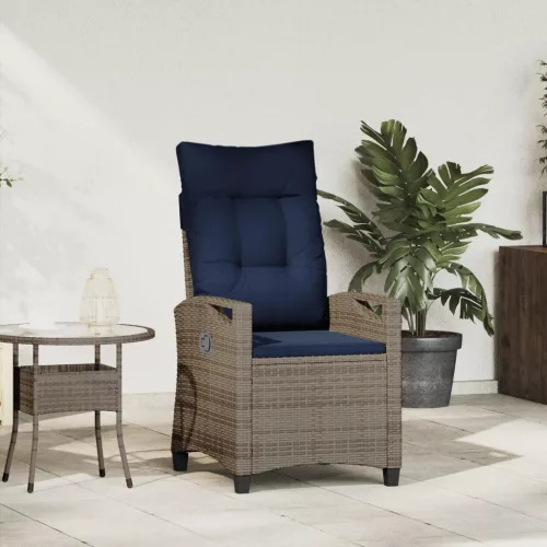 vidaXL Fekvő Kerti Szék 56 x 60 x 112 cm acél