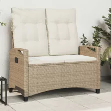   vidaXL Kerti pad Beige és krém 105 x 60 x 112 cm Acél és poliészter