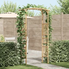 vidaXL Kerti Ív Természetes 110 x 40 x 205 cm Bambusz