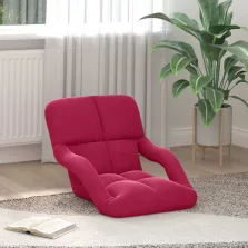 vidaXL Padló szék Bordó 58 x 62 x 58 cm Bársony