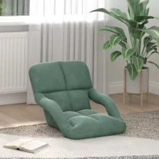 vidaXL Padló szék Tengeri Zöld 58 x 62 x 58 cm Bársony