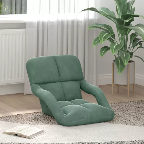 vidaXL Padló szék Tengeri Zöld 58 x 62 x 58 cm Bársony
