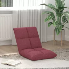 vidaXL Padló szék Bordó 50 x 61 x 57 cm szövet