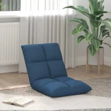 vidaXL Padló szék Kék 50 x 61 x 57 cm szövet