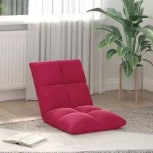 vidaXL Padló szék Bordó 50 x 61 x 57 cm Bársony