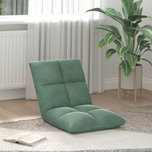 vidaXL Padló szék Tengeri Zöld 50 x 61 x 57 cm Bársony