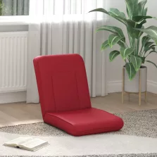 vidaXL Padló szék Bordó 50 x 73 x 60 cm Műbőr
