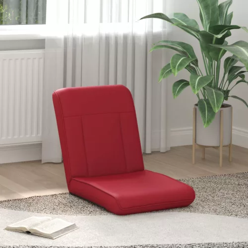 vidaXL Padló szék Bordó 50 x 73 x 60 cm Műbőr