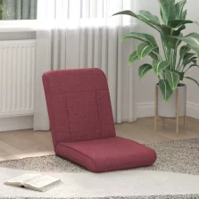 vidaXL Padló szék Bordó 50 x 73 x 60 cm szövet
