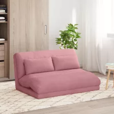 vidaXL Padló szék Rózsaszín 110 x 82 x 55 cm Bársony