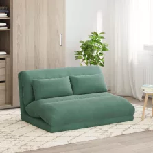 vidaXL Padló szék Tengeri Zöld 110 x 82 x 55 cm Bársony