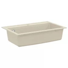 vidaXL Mosogató Bézs 795 x 505 mm Gránit