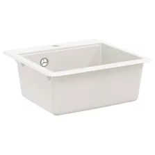 vidaXL Mosogató Fehér 470 x 440 mm Gránit