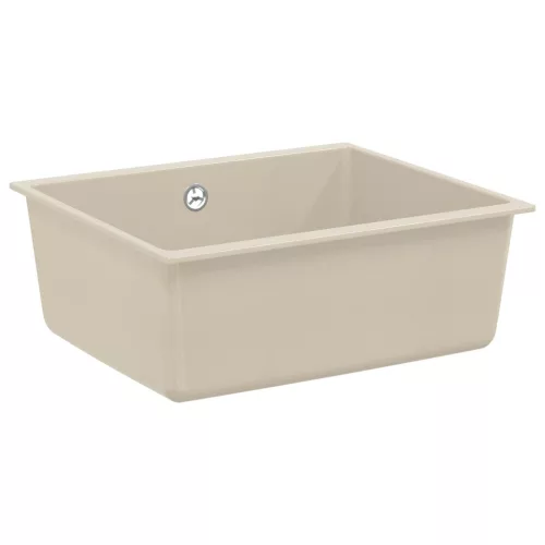 vidaXL Mosogató Bézs 530 x 460 mm 80% Kvarc és 20% Gyanta