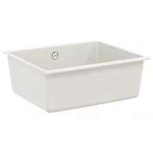   vidaXL Mosogató Fehér 530 x 460 mm 80% Kvarc és 20% Gyanta