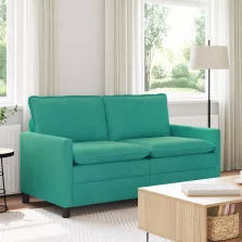 vidaXL Kanapé Türkiz 156 x 81 x 87,5 cm Bársony