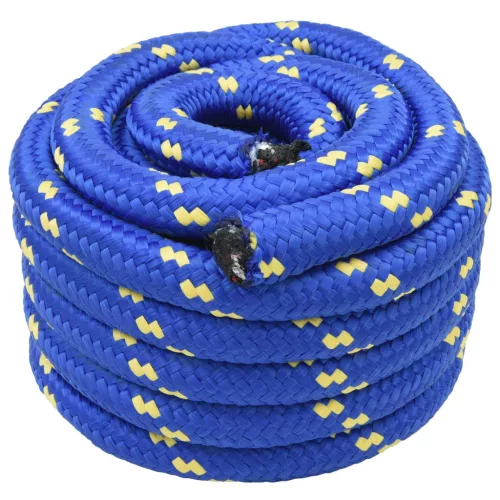 vidaXL Csónak Kötél Kék PP