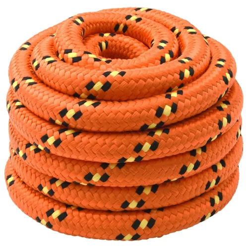 vidaXL Csónak Kötél Narancssárga PP