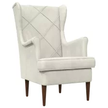 vidaXL karosszék Krém Bársony