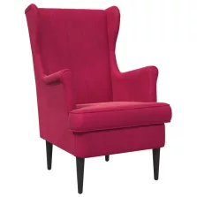 vidaXL karosszék Bordó Bársony
