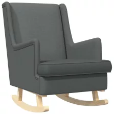 vidaXL Hintaszék Sötétszürke 62 x 80 x 85 cm szövet