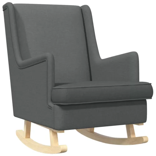 vidaXL Hintaszék Sötétszürke 62 x 80 x 85 cm szövet