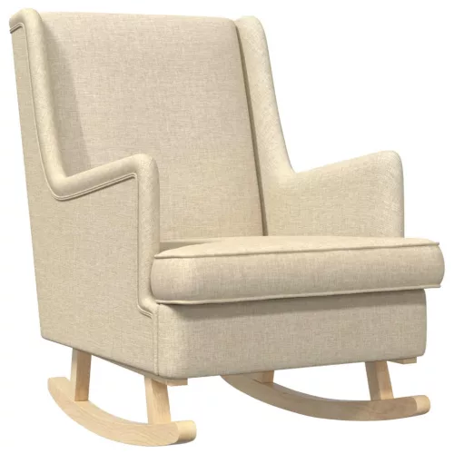 vidaXL Hintaszék Krém 62 x 80 x 85 cm szövet