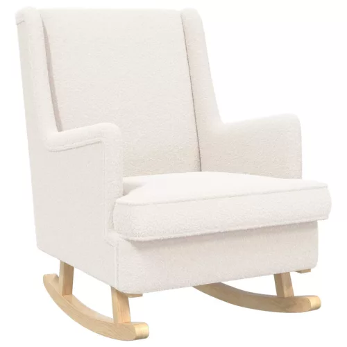 vidaXL Hintaszék Krém 62 x 80 x 85 cm Juh Gyapjú