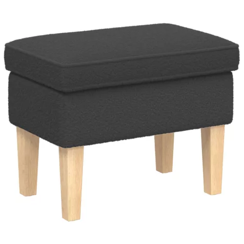 vidaXL Lábpárna Sötétszürke 55 x 35 x 41 cm Bouclé