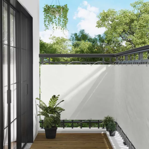 vidaXL Erkély Szúnyogháló Fehér 110 x 500 cm Oxford Szövet
