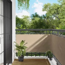   vidaXL Erkély Szúnyogháló Bézs 75 x 200 cm PU bevonatos oxford alu