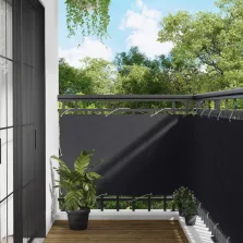   vidaXL Erkély Szúnyogháló Fekete 100 x 600 cm Oxford Szövet