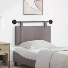   vidaXL Fali Fejtámla Falra szerelhető Tópszínű 100 x 55 x 5 cm szövet