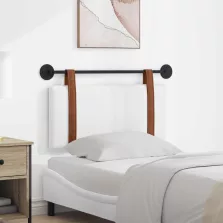   vidaXL Fali Fejtámla Falra szerelhető Fehér 100 x 55 x 5 cm Antik PU