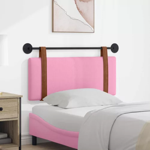 vidaXL Fali Fejtámla Egyszínű Rózsaszín 110 x 55 x 5 cm Antik PU