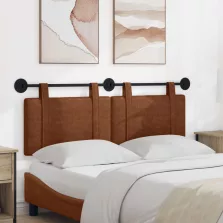   vidaXL Fali Fejtámla Falra szerelhető Barna 150 x 55 x 5 cm Antik PU