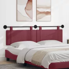  vidaXL Fali Fejtámla Falra szerelhető Bordó 170 x 55 x 5 cm szövet