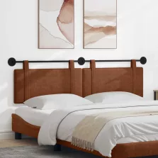   vidaXL Fali Fejtámla Falra szerelhető Barna 190 x 55 x 5 cm Antik PU