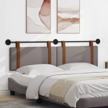   vidaXL Fali Fejtámla Egyszínű Tópszínű 190 x 55 x 5 cm Antik PU