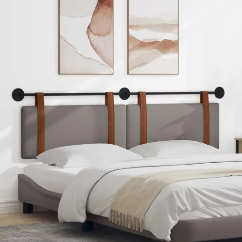vidaXL Fali Fejtámla Egyszínű Tópszínű 190 x 55 x 5 cm Antik PU